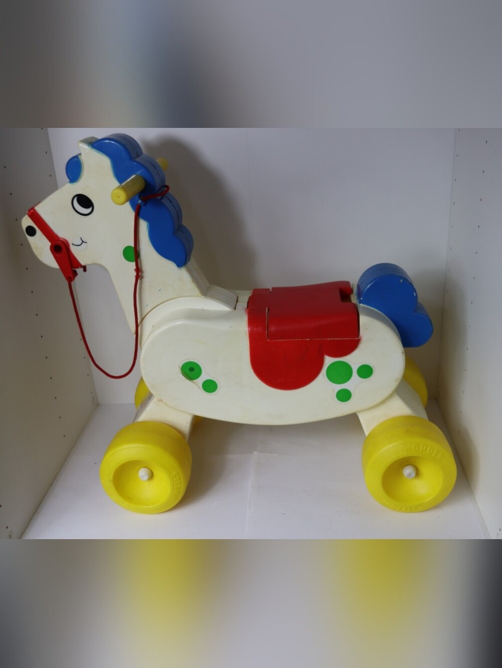 Bucky The Wonder Horse Ride-On Pull Toy Horse